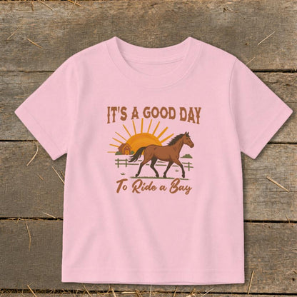 Good Day to Ride a Bay Toddler Tee