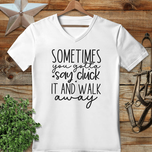 Gotta Say Cluck It V-neck