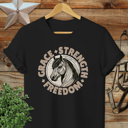 Grace Strength Freedom Softstyle Tee