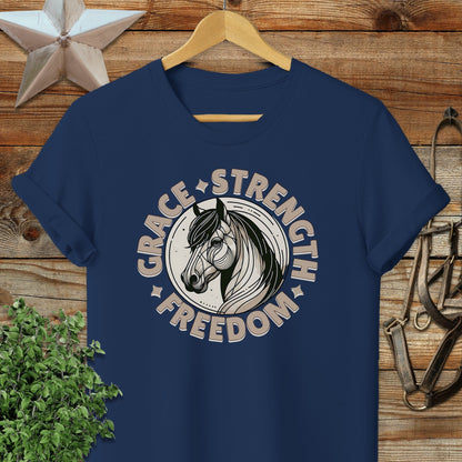 Grace Strength Freedom Softstyle Tee