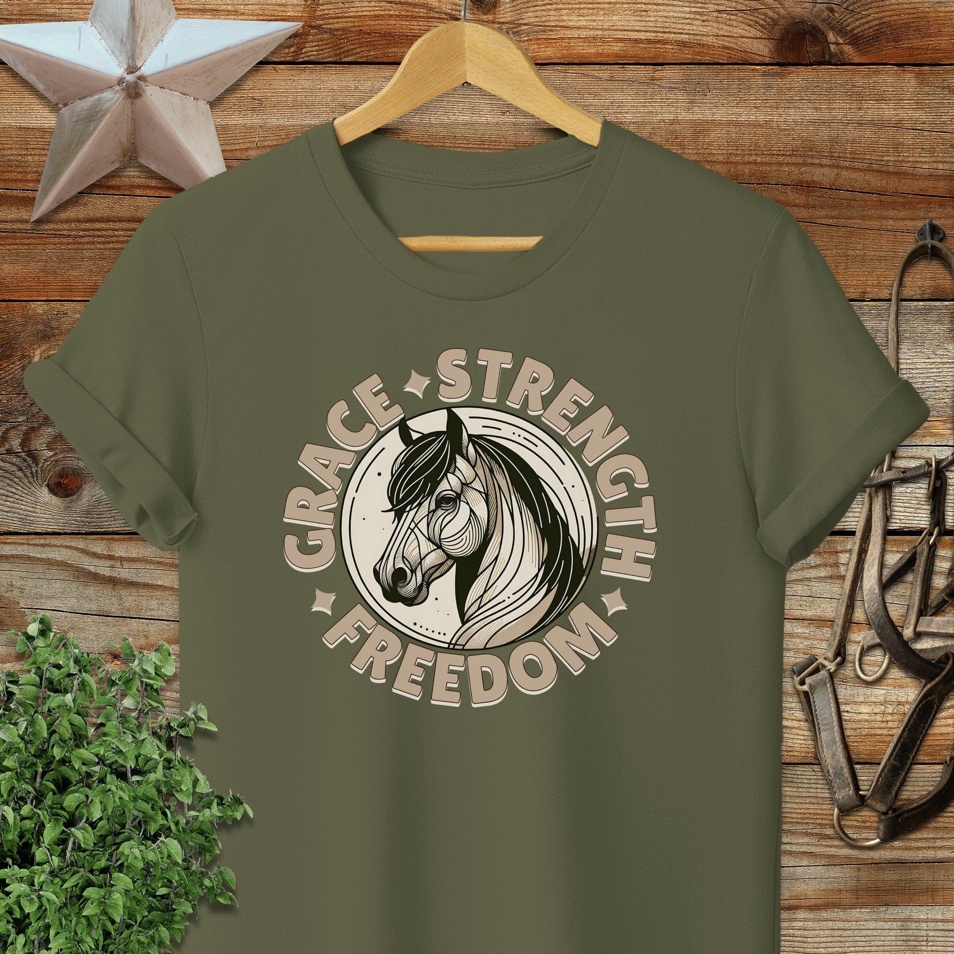 Grace Strength Freedom Softstyle Tee
