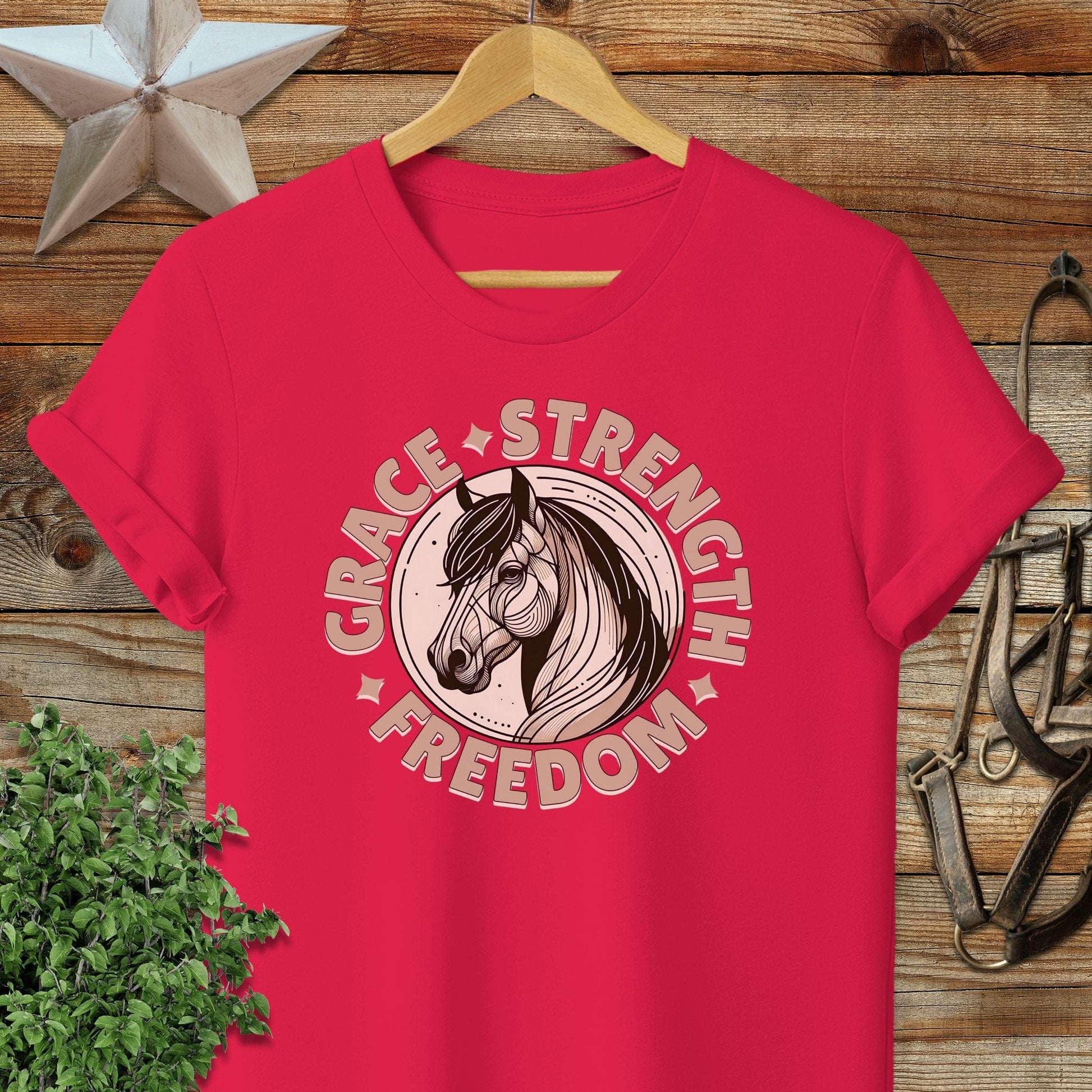 Grace Strength Freedom Softstyle Tee