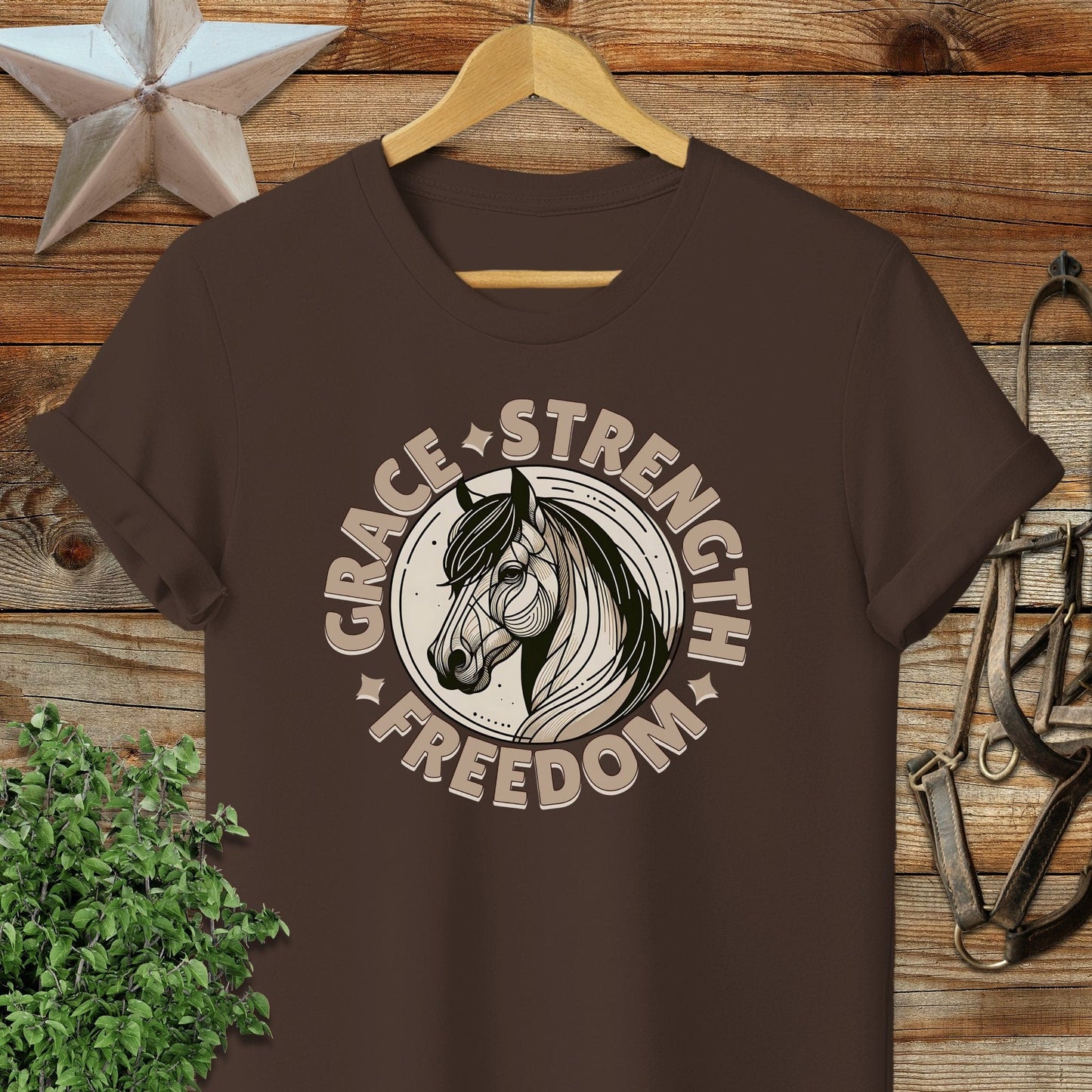 Grace Strength Freedom Softstyle Tee