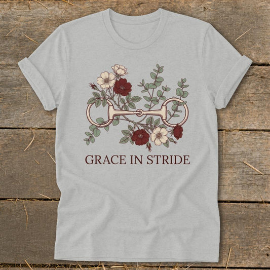 Grace in Stride Softstyle Tee - Athletic Heather