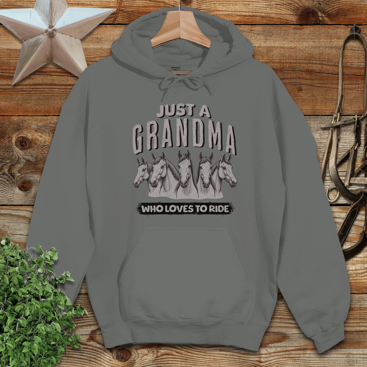 Grandma Loves To Ride Hoodie