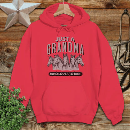 Grandma Loves To Ride Hoodie