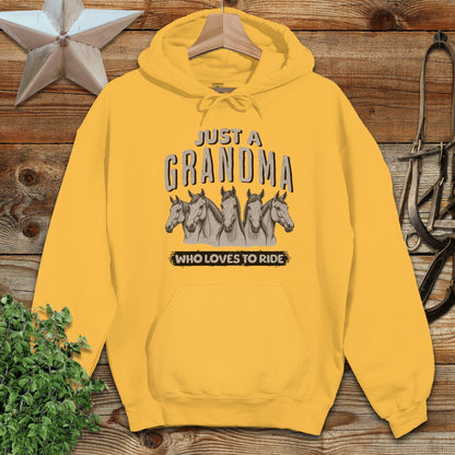 Grandma Loves To Ride Hoodie