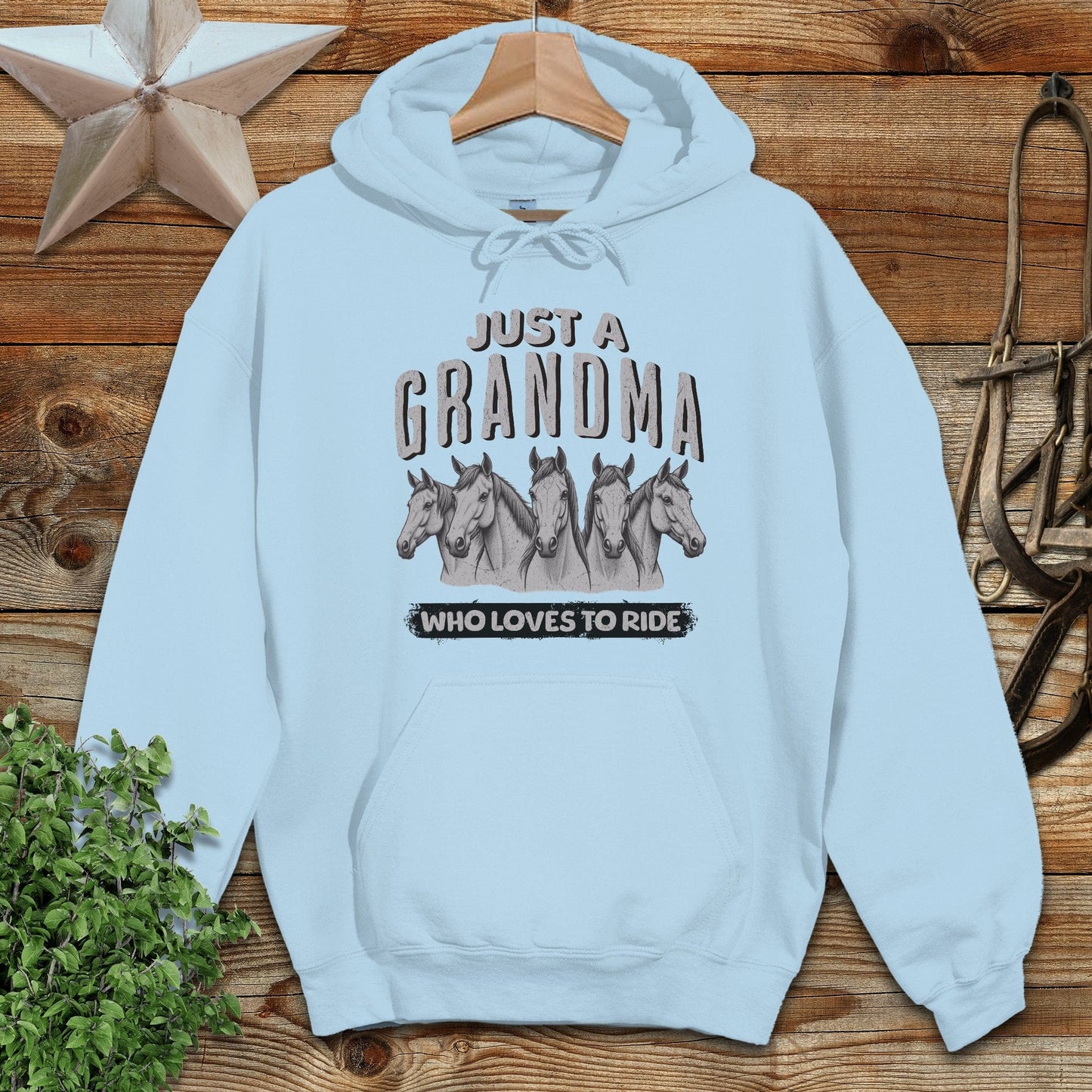 Grandma Loves To Ride Hoodie