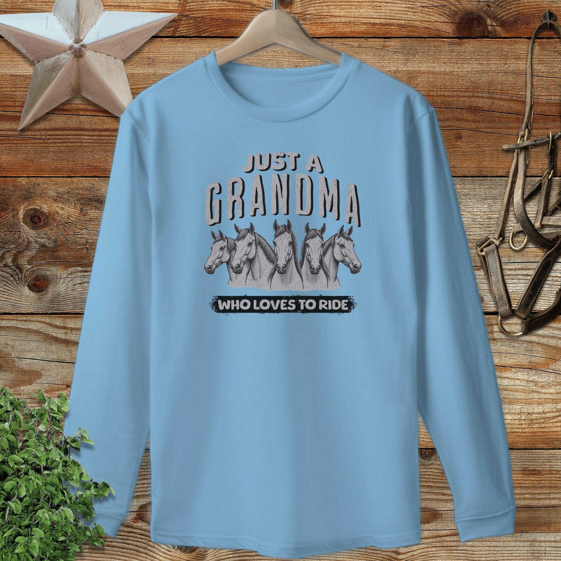 Grandma Loves To Ride Long Sleeve Tee