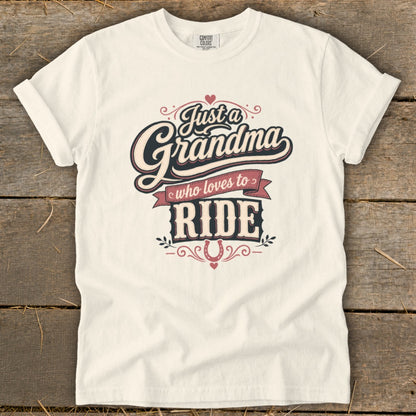 Grandma Loves To Ride Signature Tee