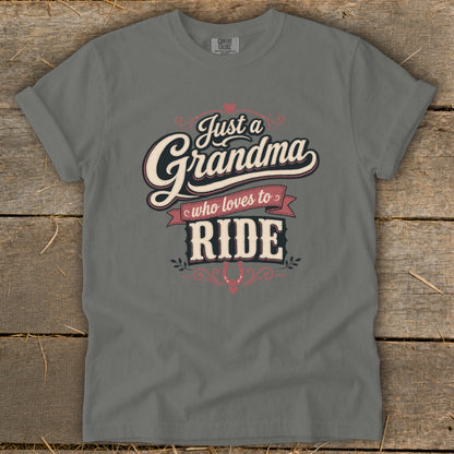 Grandma Loves To Ride Signature Tee