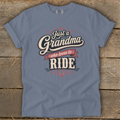 Grandma Loves To Ride Signature Tee