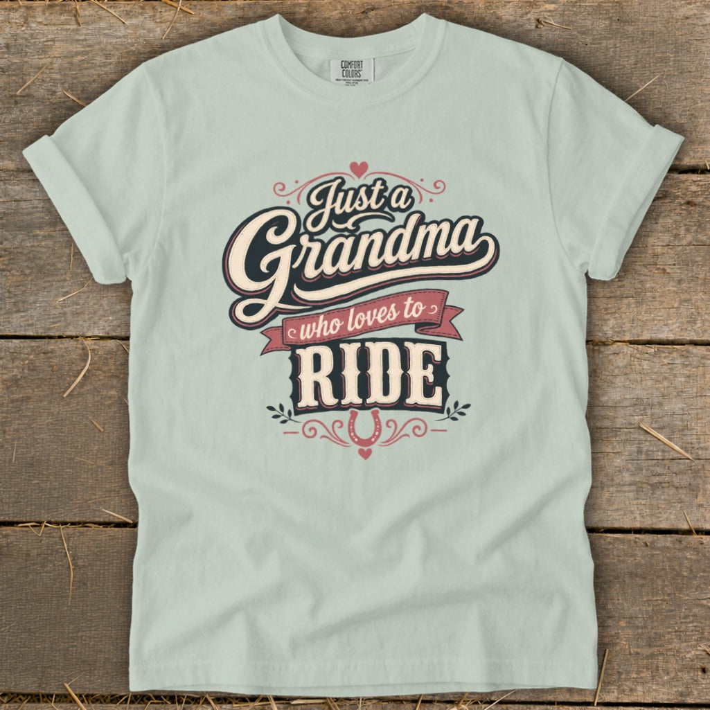 Grandma Loves To Ride Signature Tee