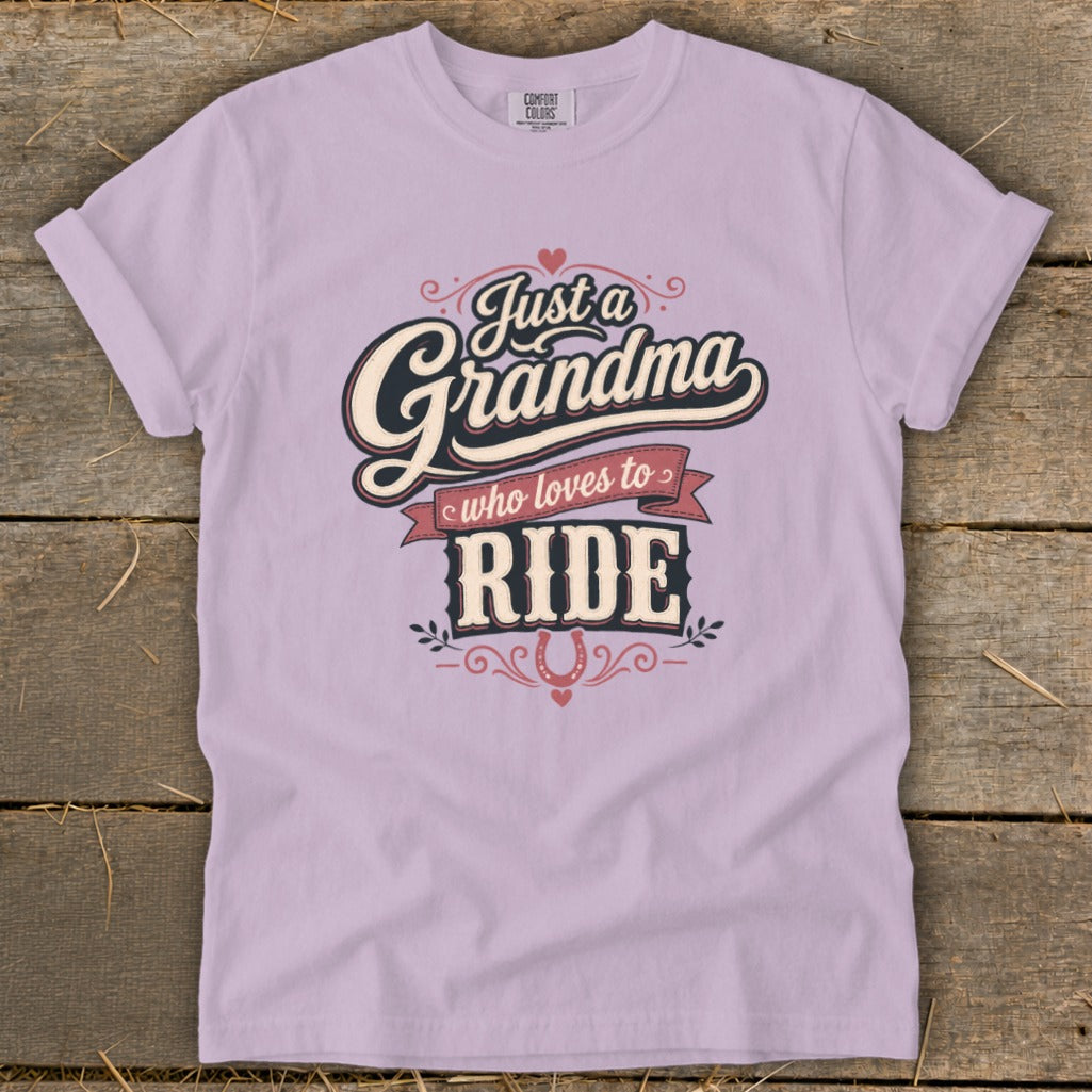 Grandma Loves To Ride Signature Tee