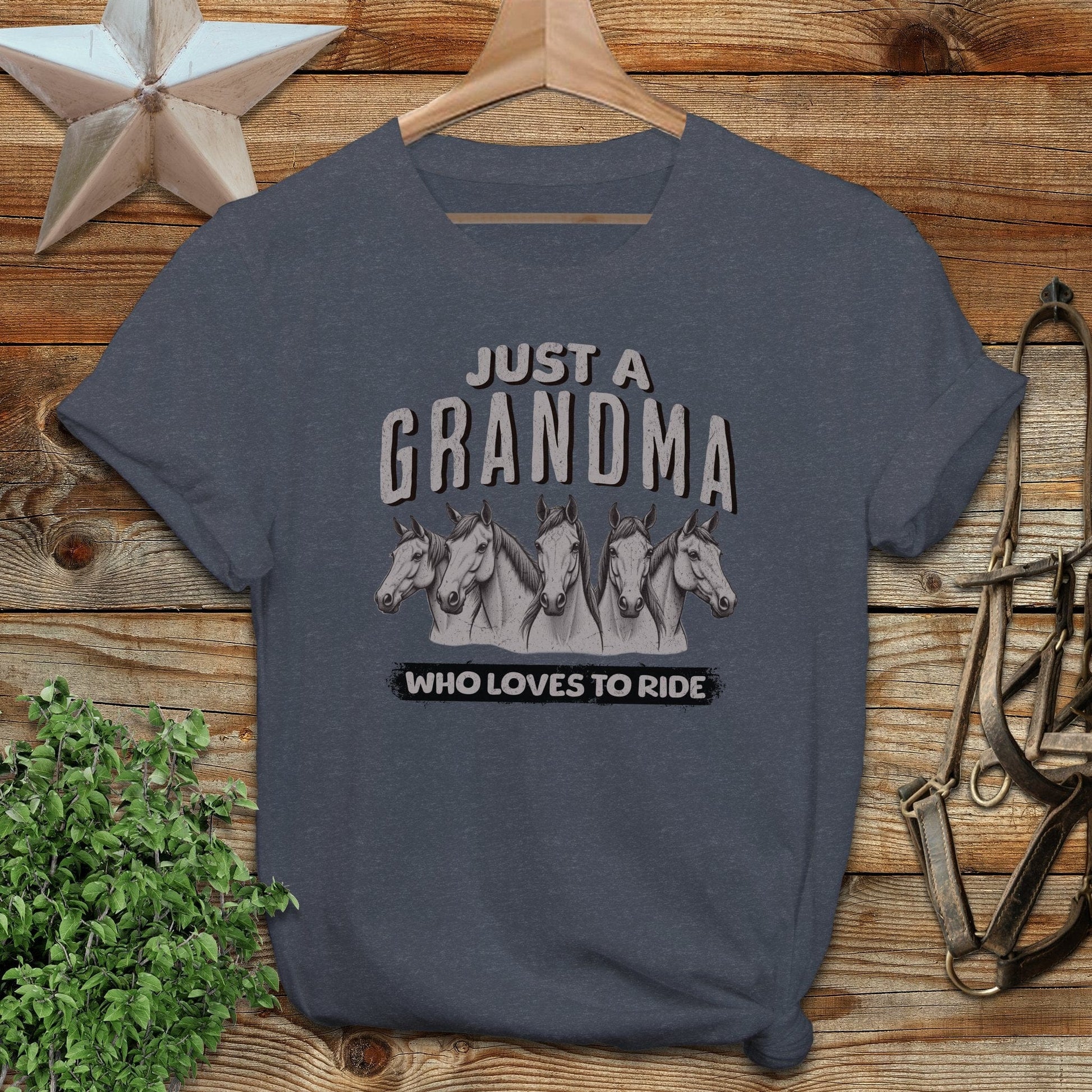 Grandma Loves To Ride Softstyle Tee