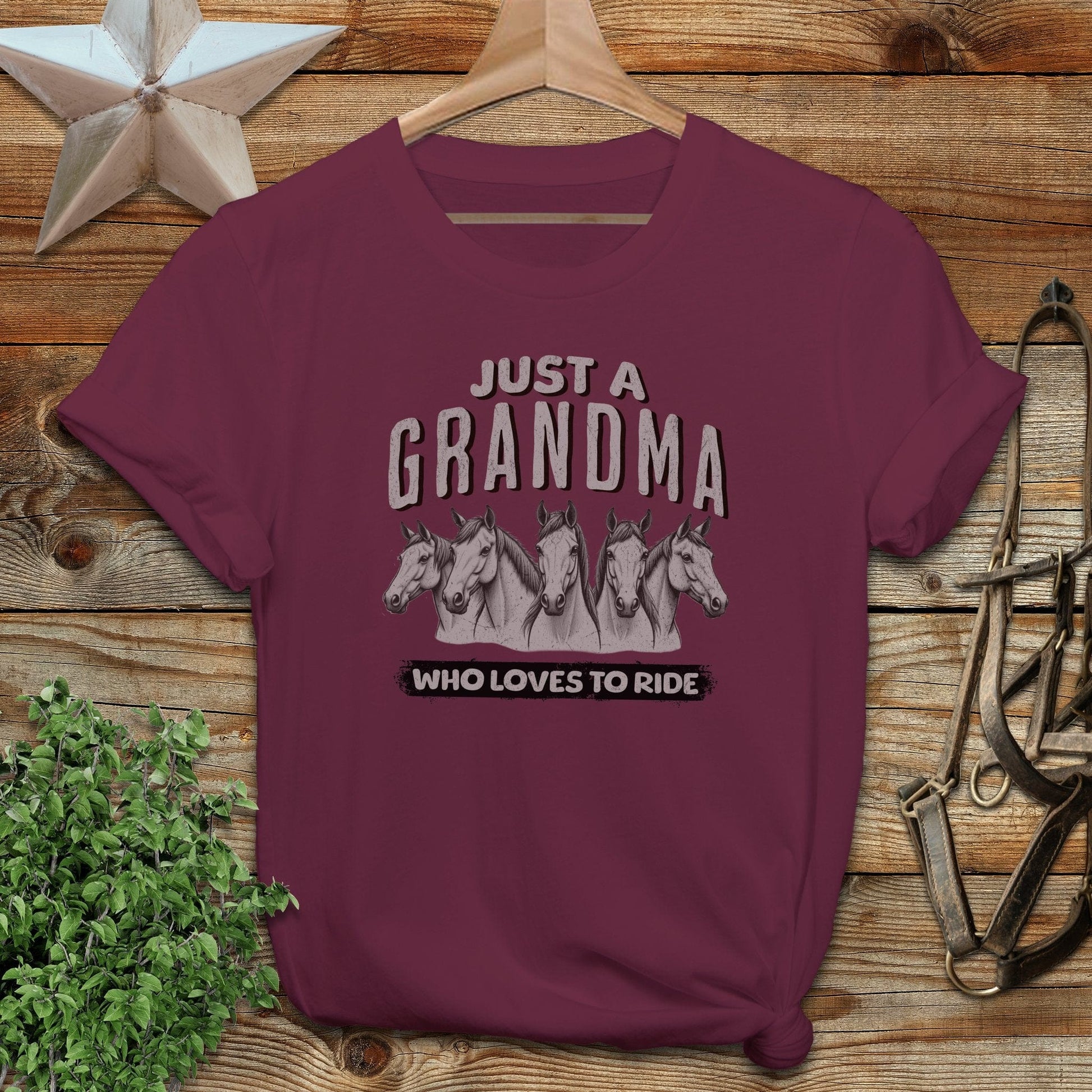 Grandma Loves To Ride Softstyle Tee