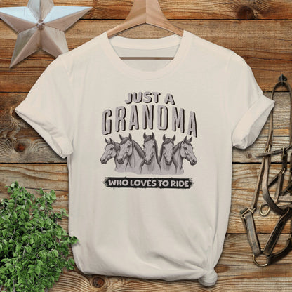 Grandma Loves To Ride Softstyle Tee