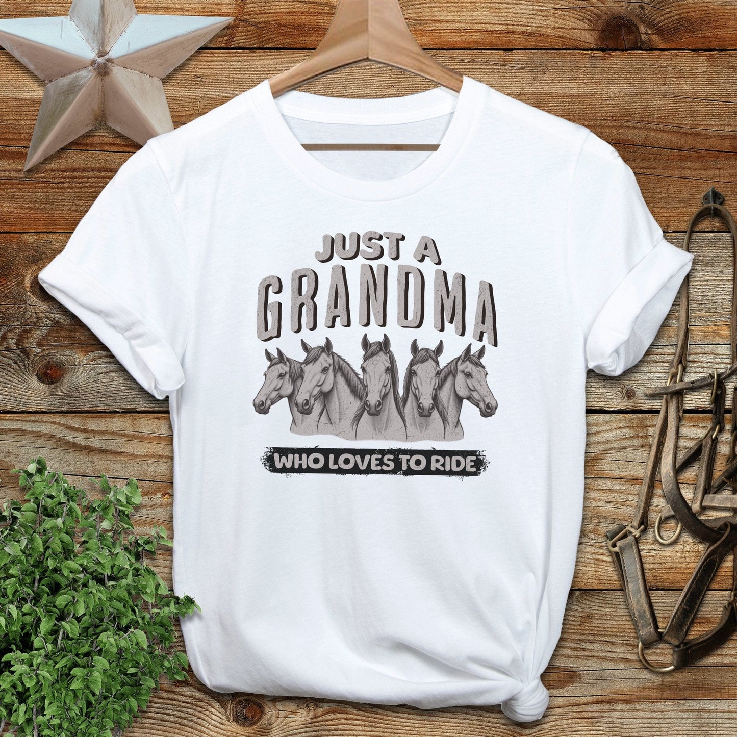 Grandma Loves To Ride Softstyle Tee