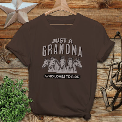 Grandma Loves To Ride Softstyle Tee
