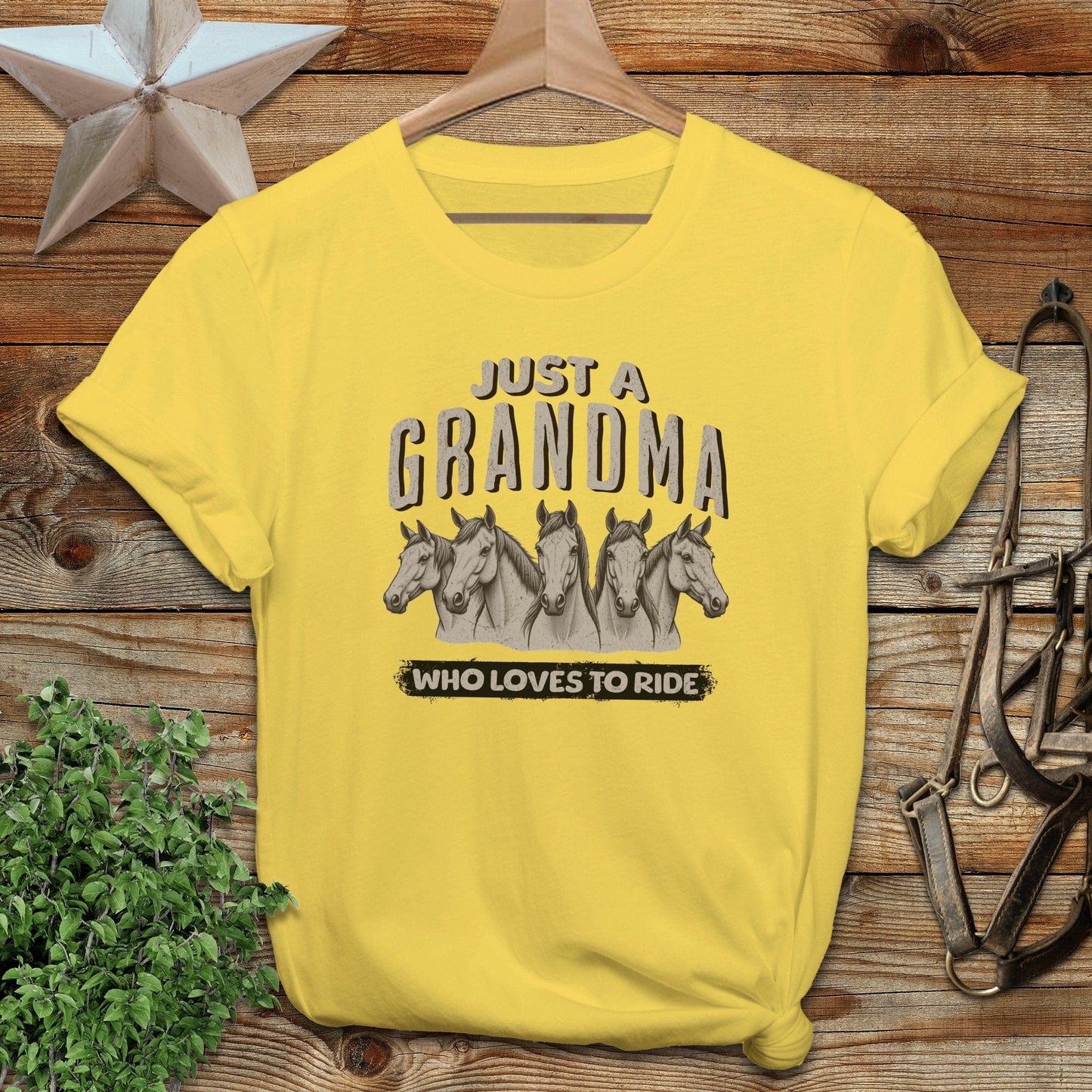 Grandma Loves To Ride Softstyle Tee