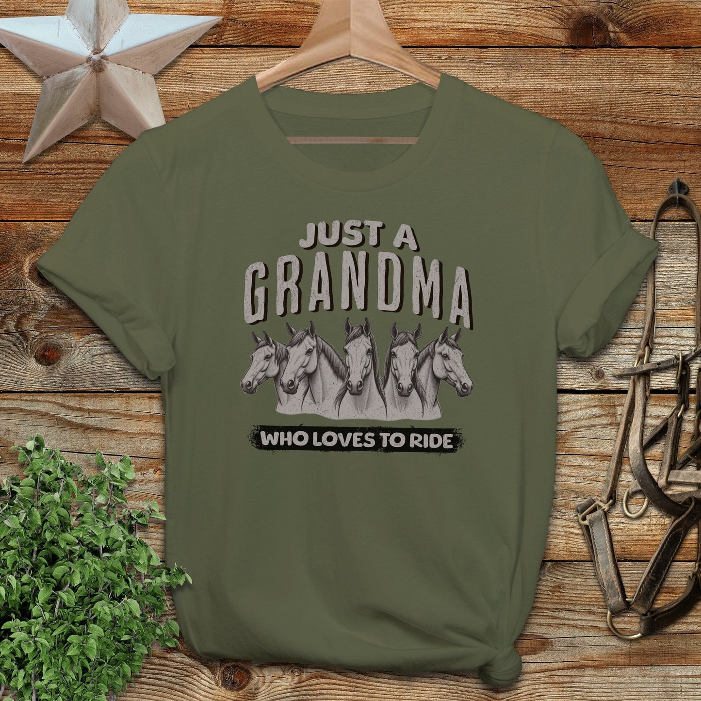 Grandma Loves To Ride Softstyle Tee