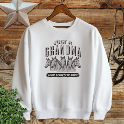 Grandma Loves To Ride Sweatshirt