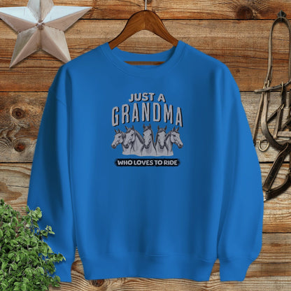 Grandma Loves To Ride Sweatshirt