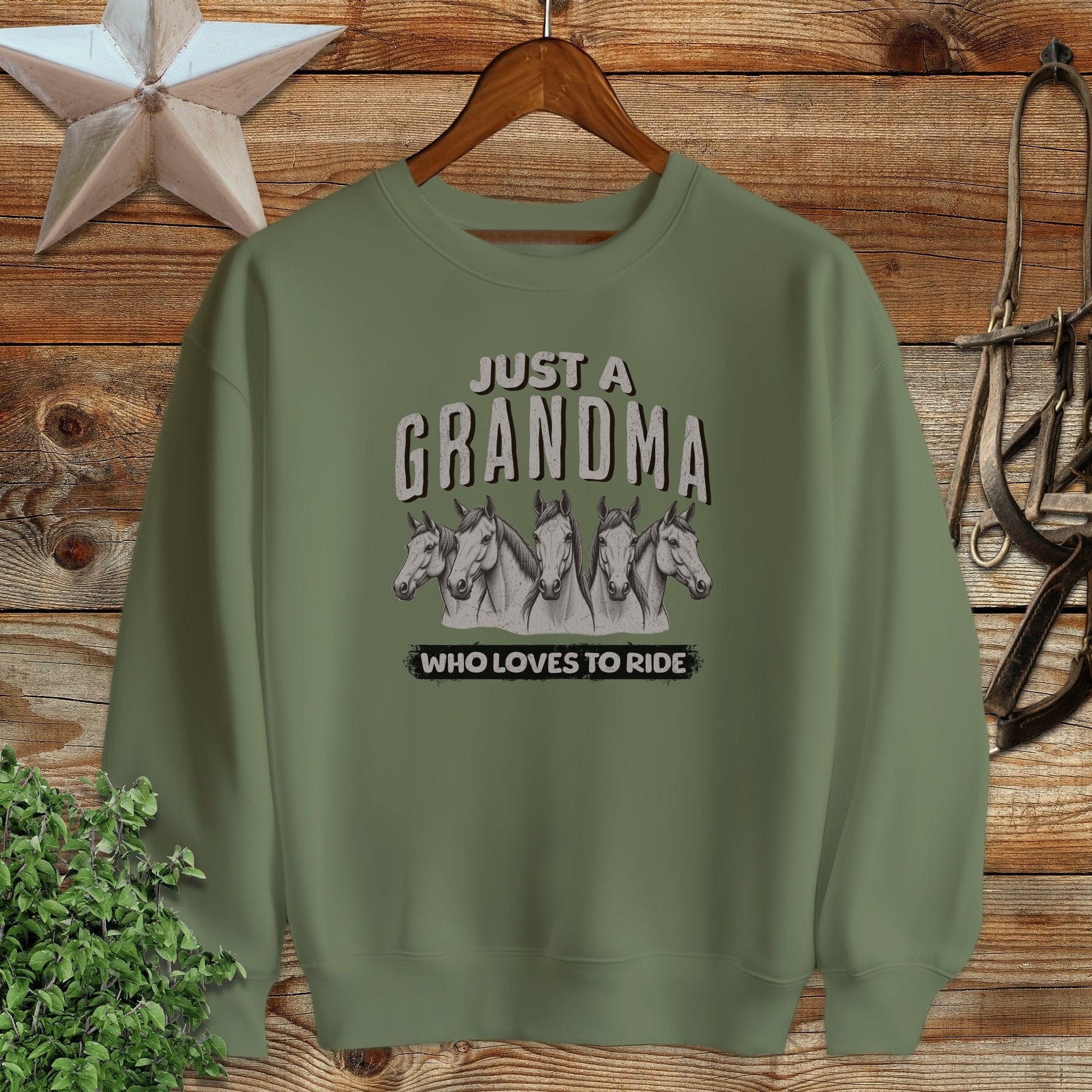 Grandma Loves To Ride Sweatshirt