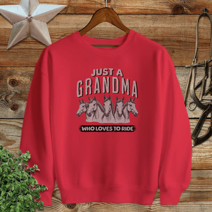 Grandma Loves To Ride Sweatshirt