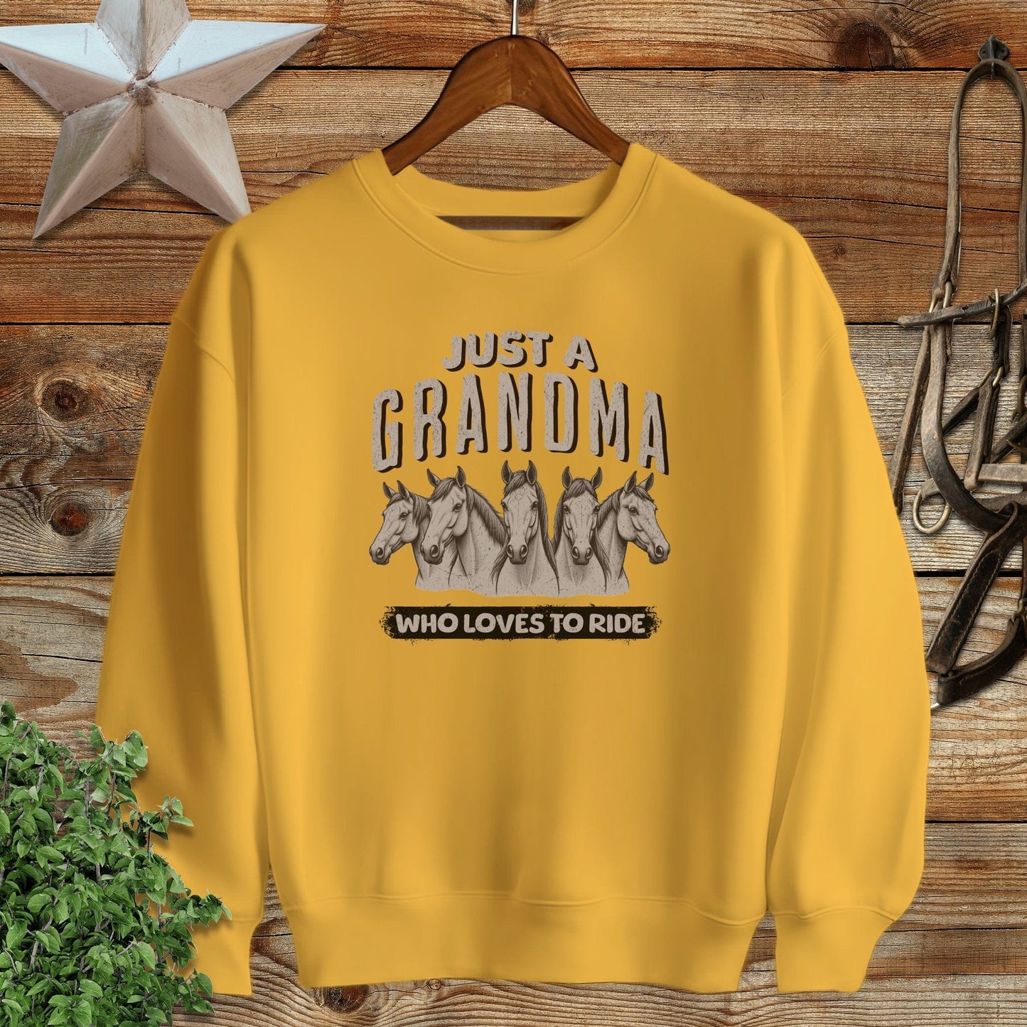 Grandma Loves To Ride Sweatshirt
