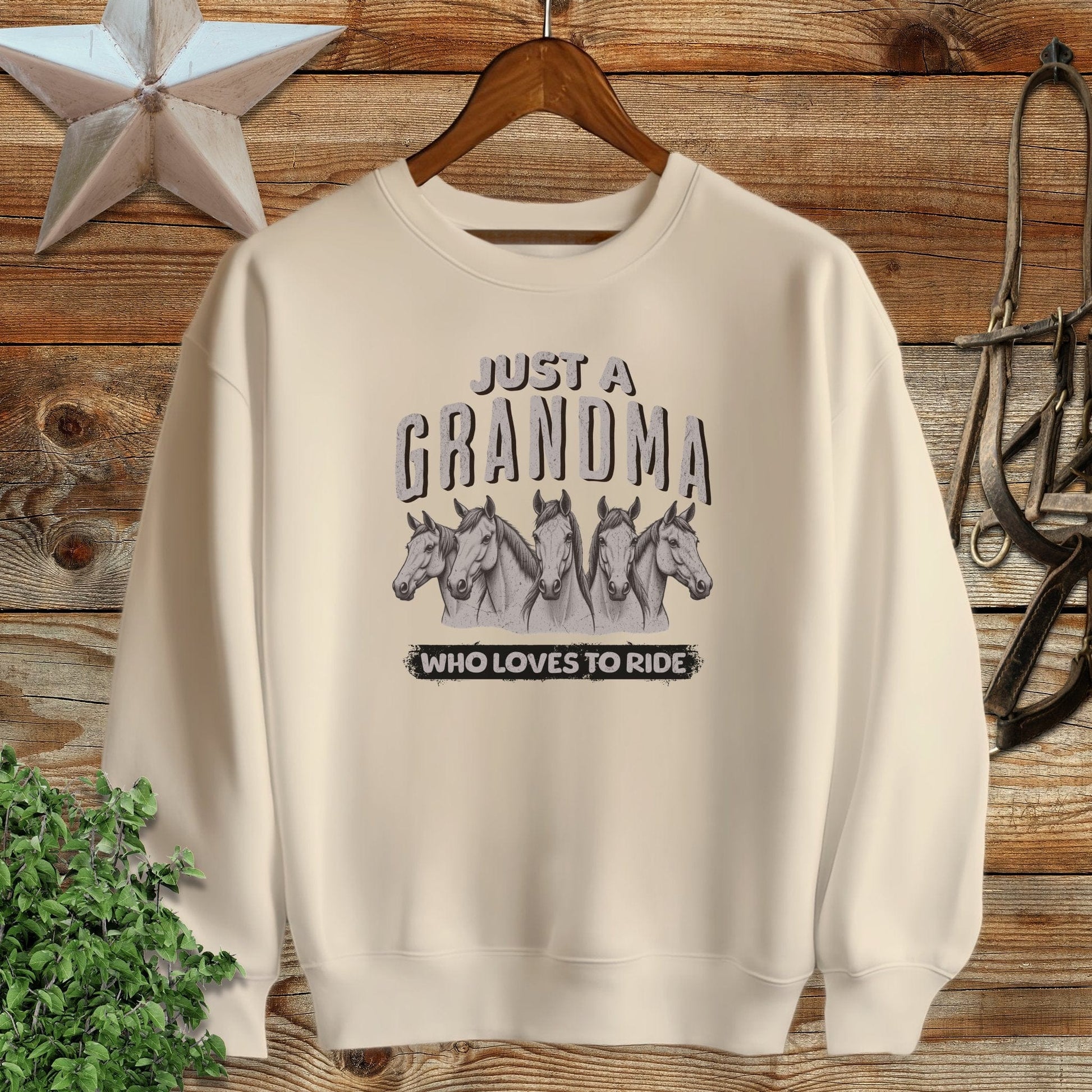 Grandma Loves To Ride Sweatshirt