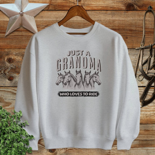 Grandma Loves To Ride Sweatshirt