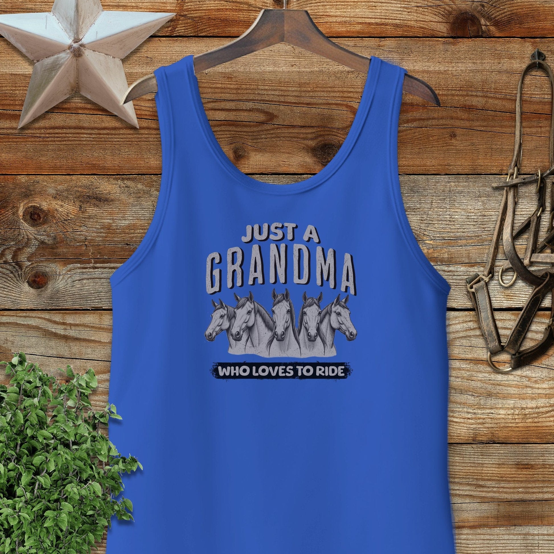 Grandma Loves To Ride Tank Top
