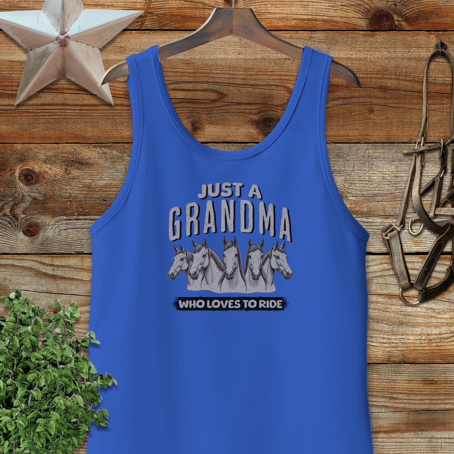 Grandma Loves To Ride Tank Top
