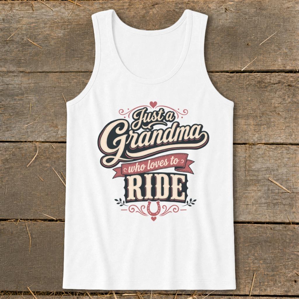 Grandma Loves To Ride Tank Top
