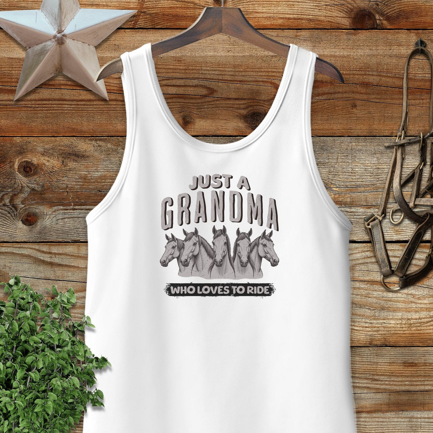 Grandma Loves To Ride Tank Top