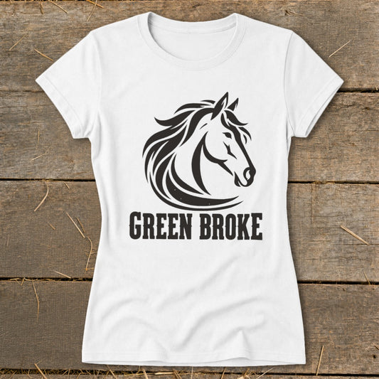 Green Broke Ladies Tee