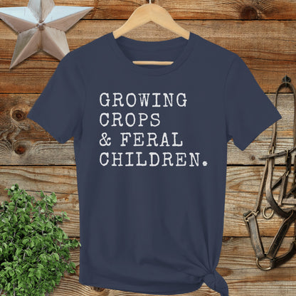 Growing Crops & Feral Children Ladies Tee