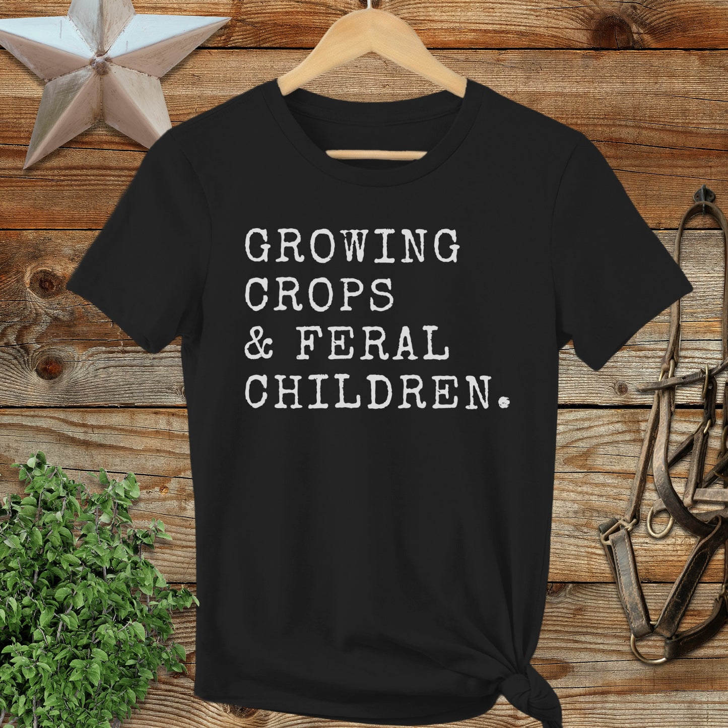 Growing Crops & Feral Children Ladies Tee