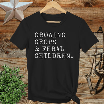 Growing Crops & Feral Children Ladies Tee