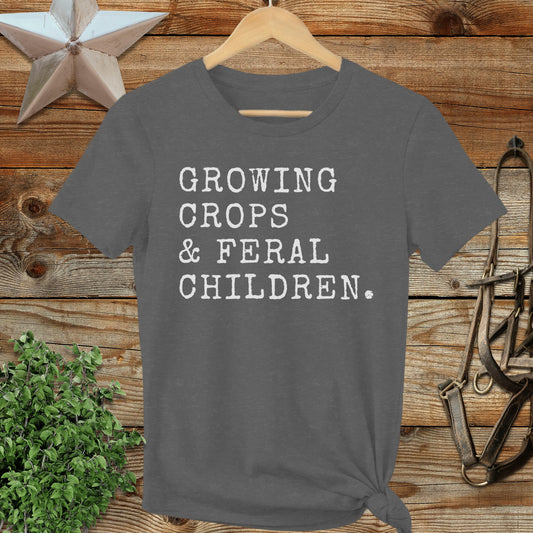 Growing Crops & Feral Children Ladies Tee