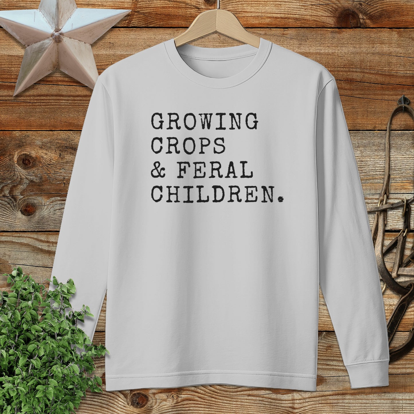 Growing Crops & Feral Children Long Sleeve Tee