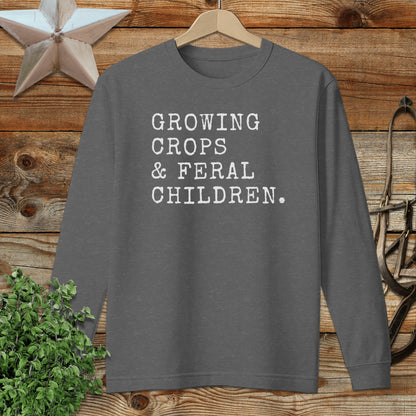 Growing Crops & Feral Children Long Sleeve Tee