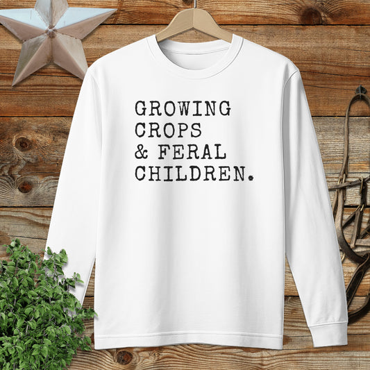 Growing Crops & Feral Children Long Sleeve Tee