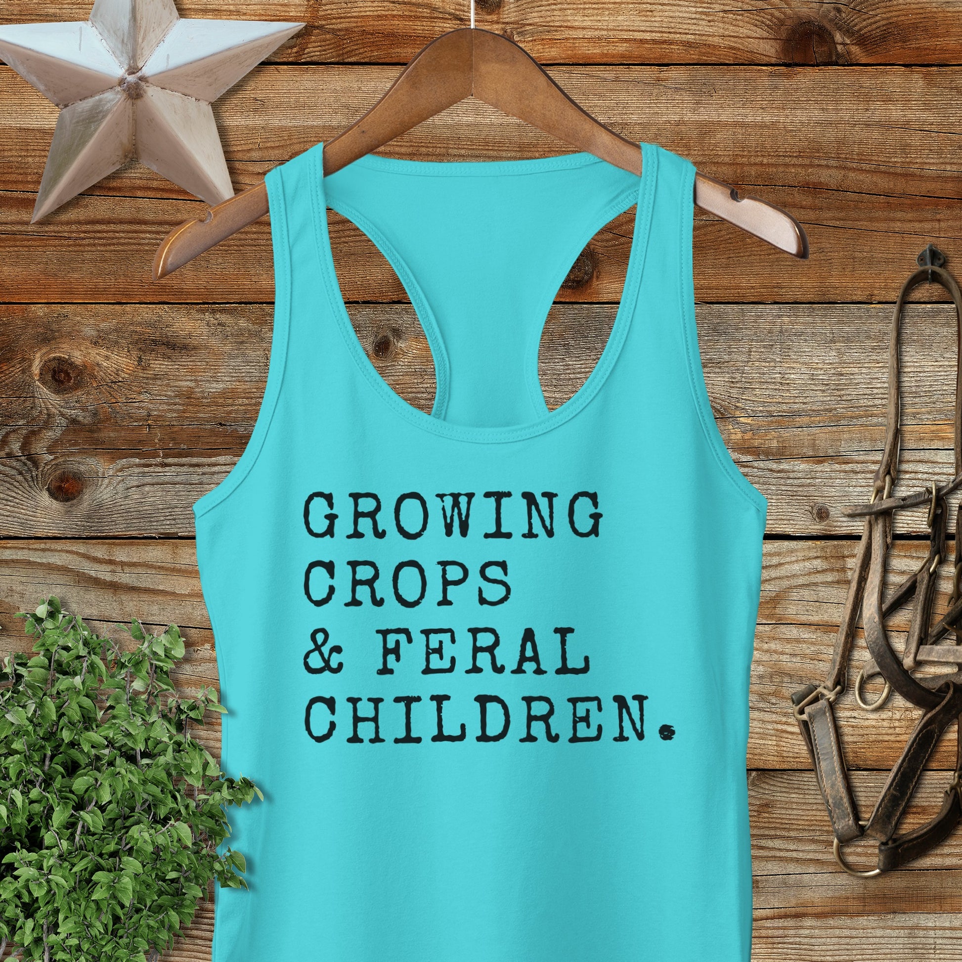Growing Crops & Feral Children Racerback Tank