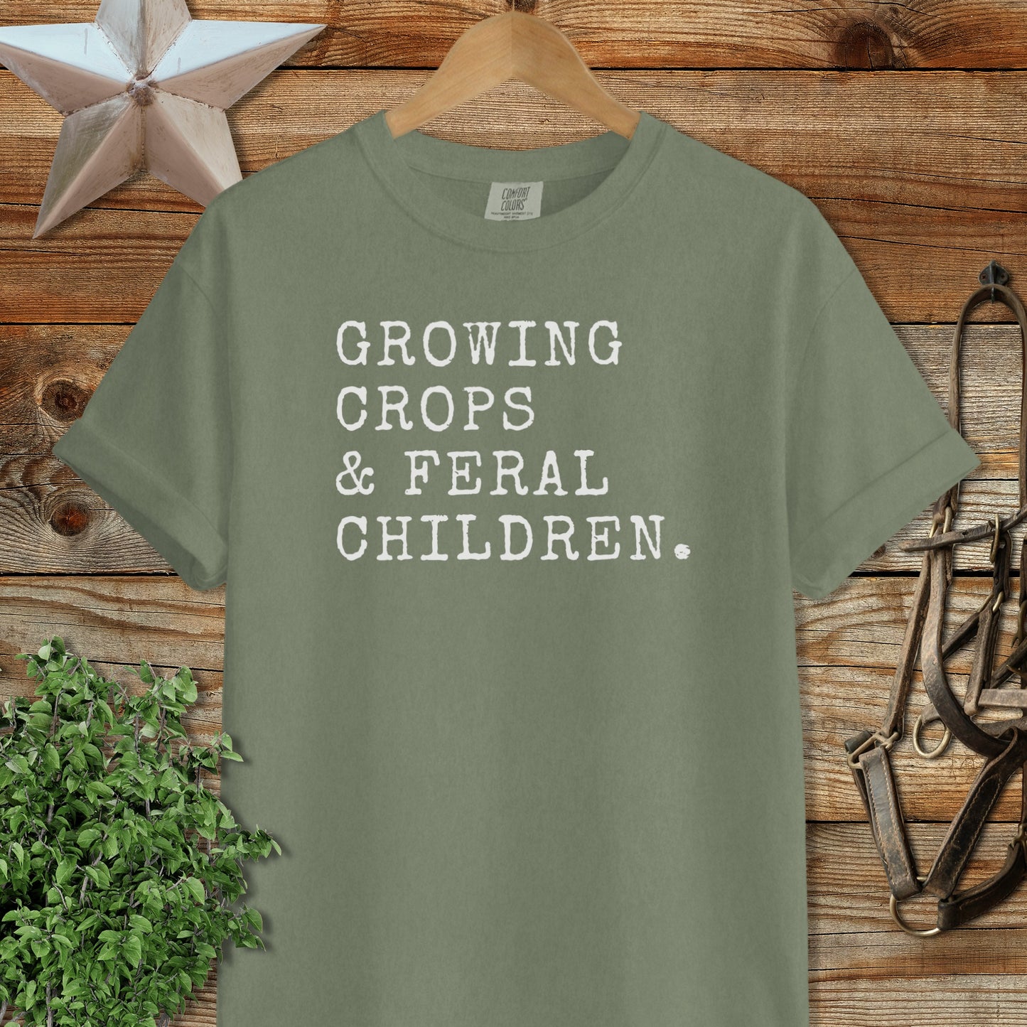 Growing Crops & Feral Children Signature Tee