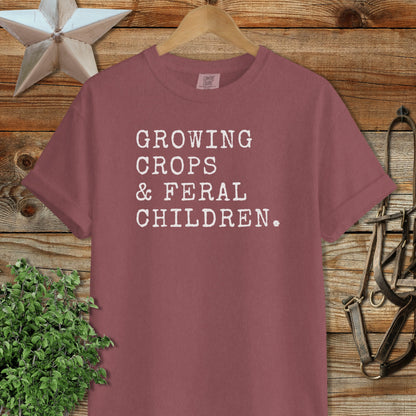 Growing Crops & Feral Children Signature Tee