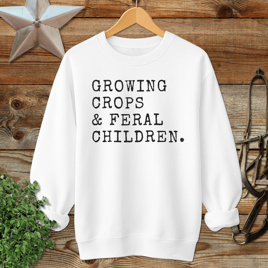 Growing Crops & Feral Children Sweatshirt