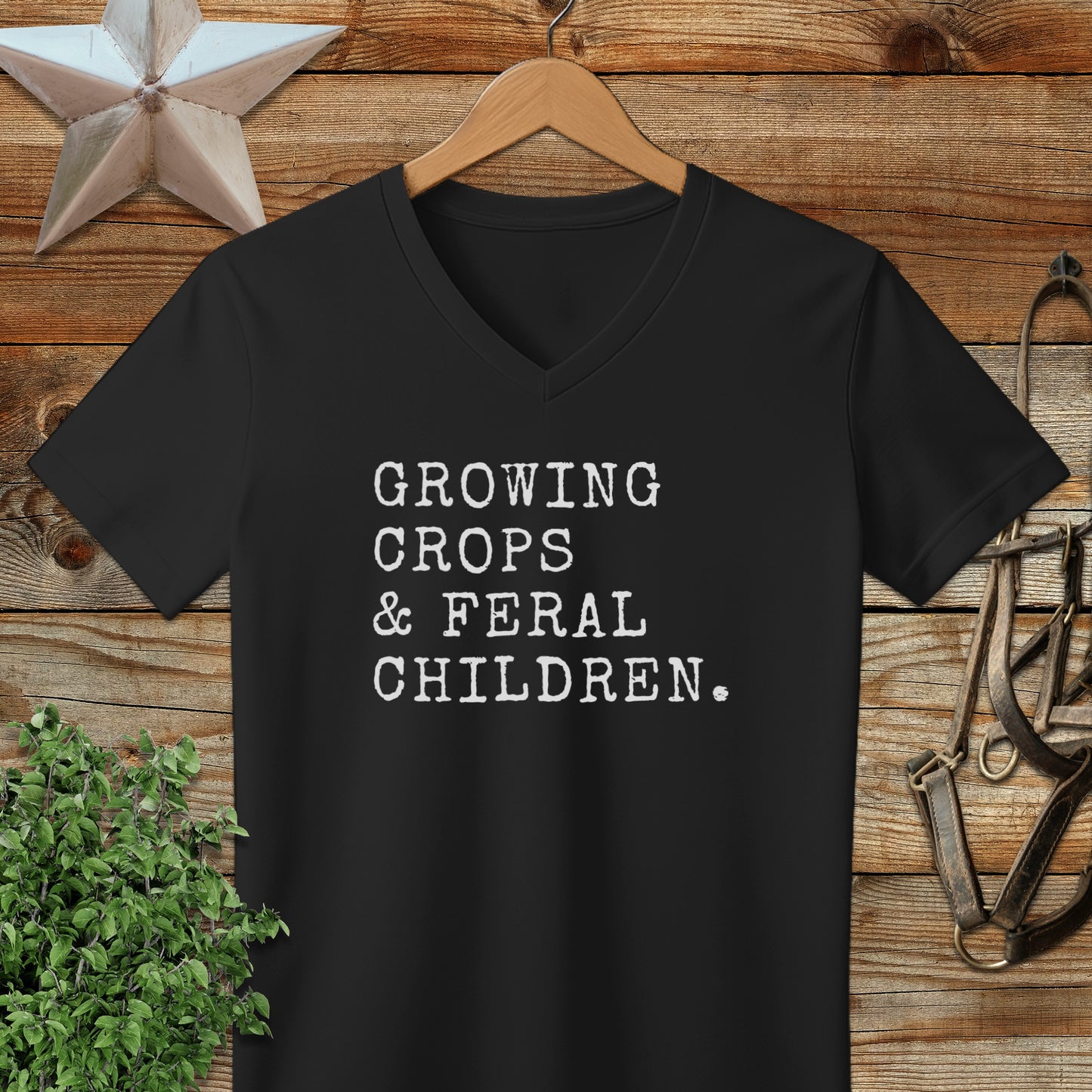 Growing Crops & Feral Children V-neck