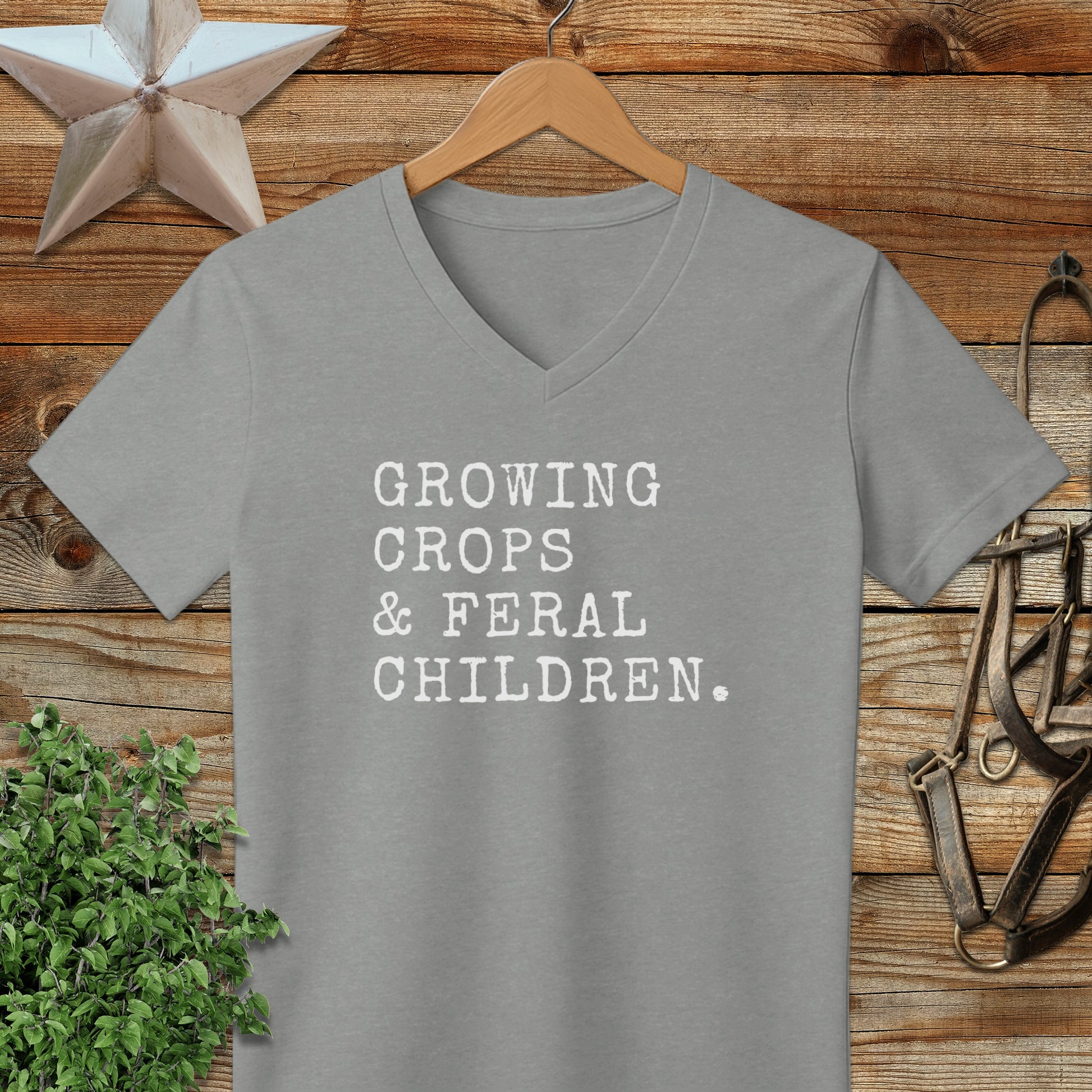 Growing Crops & Feral Children V-neck